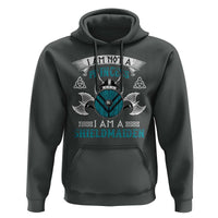 Funny I Am Not A Princess I Am A Shieldmaiden Hoodie Viking Pride - Wonder Print Shop
