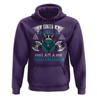 Funny I Am Not A Princess I Am A Shieldmaiden Hoodie Viking Pride - Wonder Print Shop