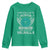 Shieldmaiden Viking Pride Youth Sweatshirt Good Girls Go To Heaven The Best Women Go To Valhalla - Wonder Print Shop