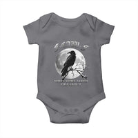 Funny F Caw F Baby Onesie When Some Asked Him About Black Crow Moon Gothic - Wonder Print Shop