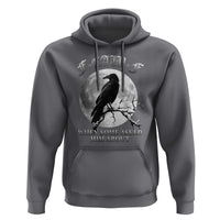 Funny F Caw F Hoodie When Some Asked Him About Black Crow Moon Gothic - Wonder Print Shop