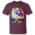 Funny Boricua Dinosaur Dino Puerto Rican Flag Hispanic Heritage T Shirt - Wonder Print Shop