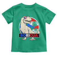Funny Boricua Dinosaur Dino Puerto Rican Flag Hispanic Heritage Toddler T Shirt - Wonder Print Shop