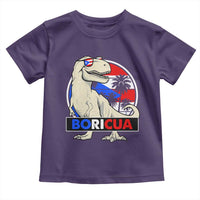 Funny Boricua Dinosaur Dino Puerto Rican Flag Hispanic Heritage Toddler T Shirt - Wonder Print Shop
