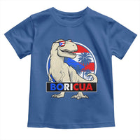 Funny Boricua Dinosaur Dino Puerto Rican Flag Hispanic Heritage Toddler T Shirt - Wonder Print Shop