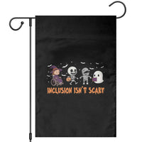 Halloween Teacher Garden Flag Inclusion Isn't Scary Cute Skeleton Ghost Witch - Wonder Print Shop