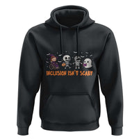 Halloween Teacher Hoodie Inclusion Isn't Scary Cute Skeleton Ghost Witch
