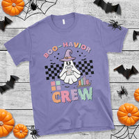 Funny Halloween Behavior Analyst T Shirt Boo-Havior Retro Ghost Witch ABA RBT - Wonder Print Shop