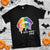 LGBT Lesbian Halloween T Shirt Kiss More Girls Rainbow Vampire Lips - Wonder Print Shop