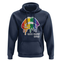 LGBT Lesbian Halloween Hoodie Kiss More Girls Rainbow Vampire Lips