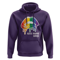 LGBT Lesbian Halloween Hoodie Kiss More Girls Rainbow Vampire Lips
