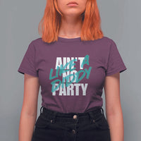 Ain't No Party Like A Diddy Party T Shirt For Women Brushed Text - Wonder Print Shop