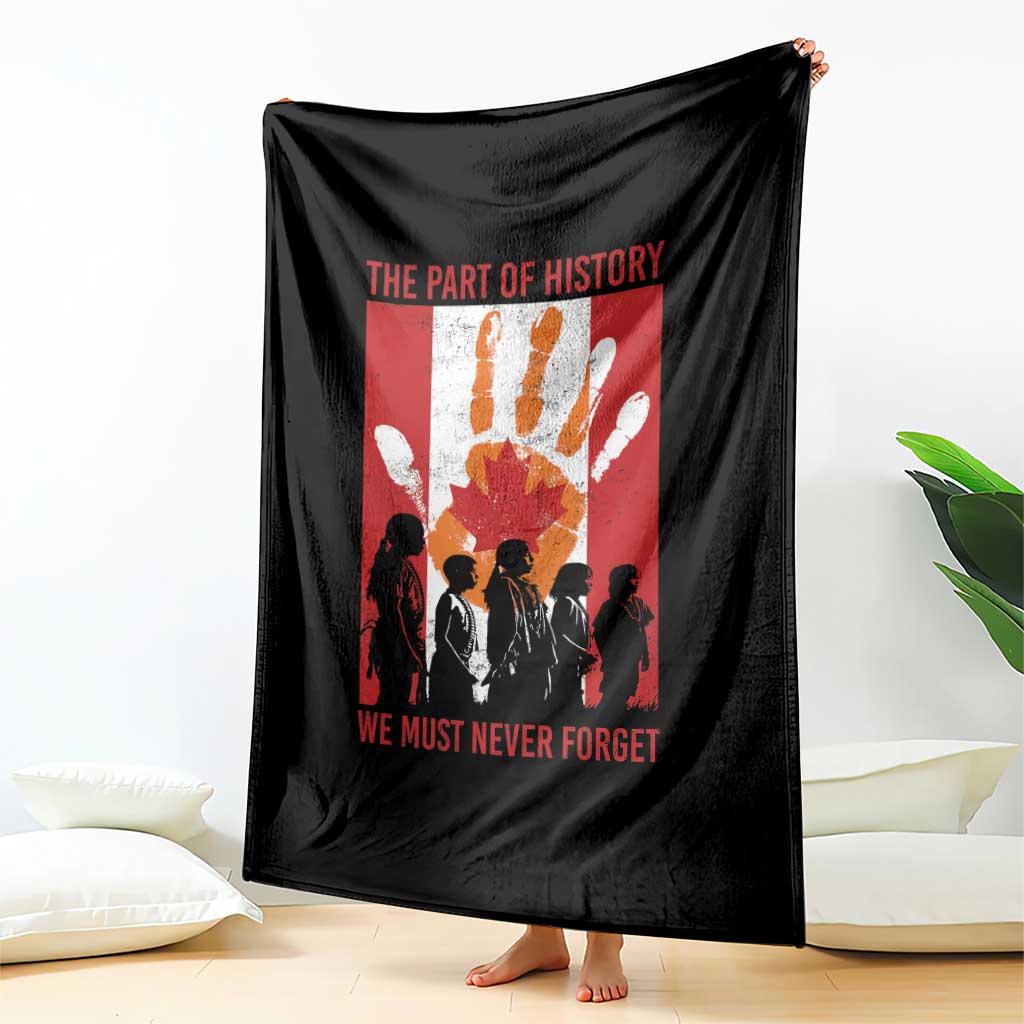 Indigenous Children Throw Blanket The Part Of History We Must Never Forget Canada - Wonder Print Shop