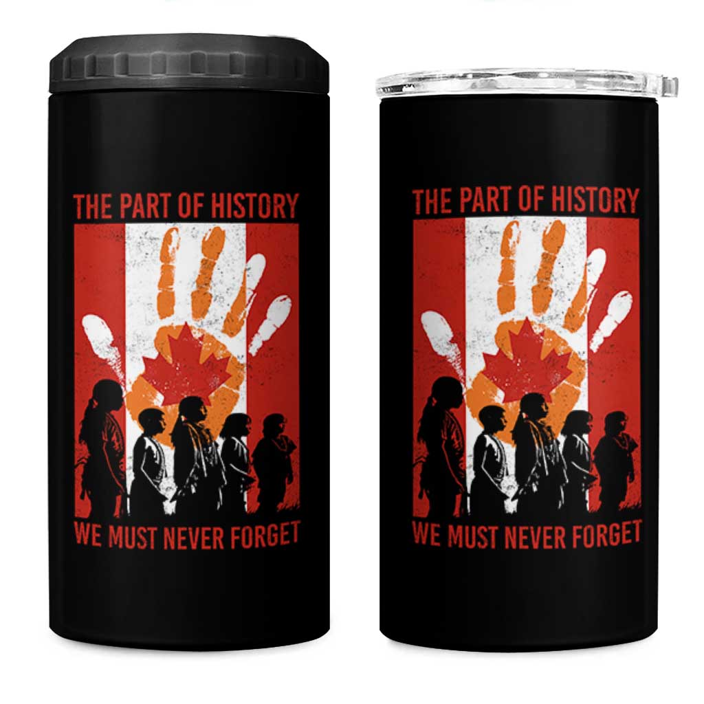 Indigenous Children 4 in 1 Can Cooler Tumbler The Part Of History We Must Never Forget Canada - Wonder Print Shop