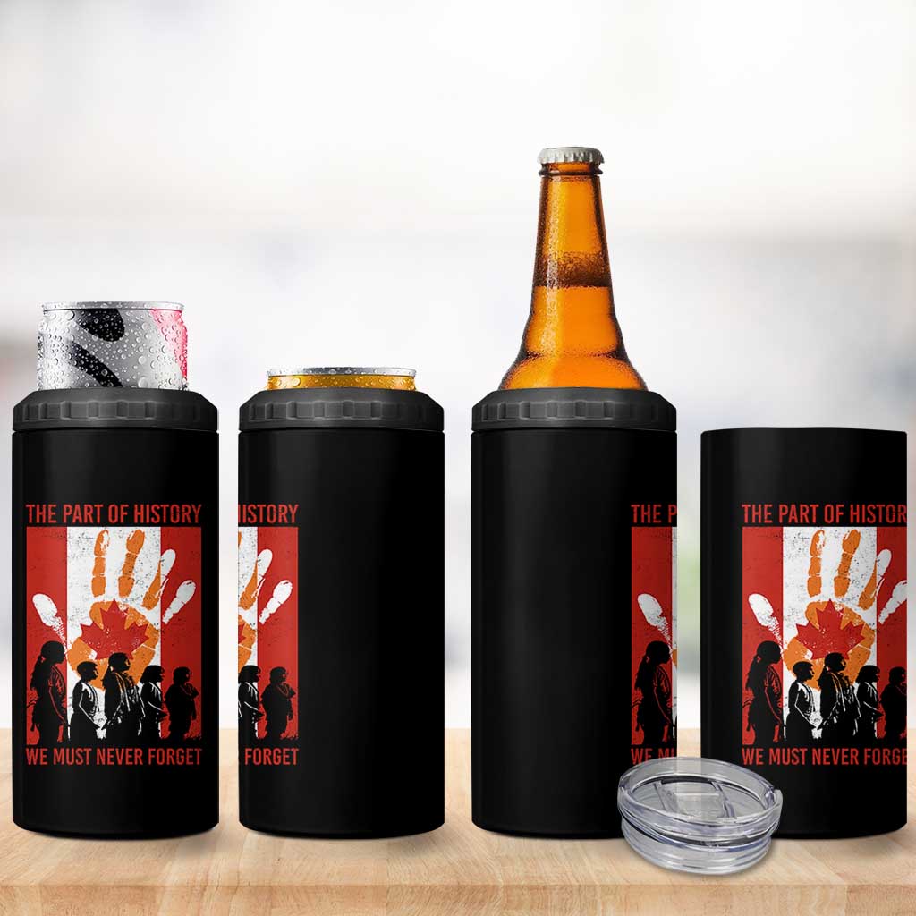 Indigenous Children 4 in 1 Can Cooler Tumbler The Part Of History We Must Never Forget Canada - Wonder Print Shop
