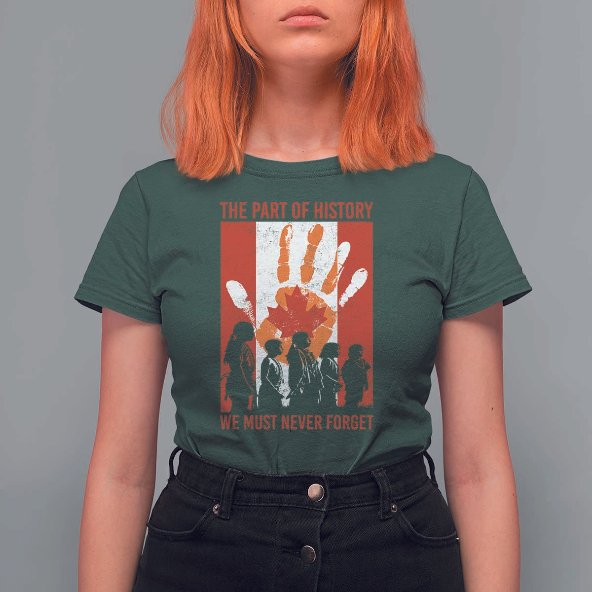 Indigenous Children T Shirt For Women The Part Of History We Must Never Forget Canada - Wonder Print Shop