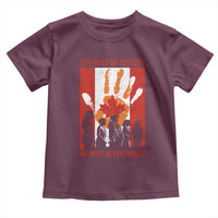 Indigenous Children Toddler T Shirt The Part Of History We Must Never Forget Canada - Wonder Print Shop