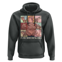In My Moo Deng Era Hoodie Cute Hippo Zoo Meme Baby Pygmy