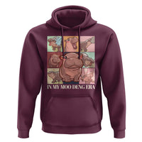 In My Moo Deng Era Hoodie Cute Hippo Zoo Meme Baby Pygmy