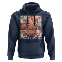 In My Moo Deng Era Hoodie Cute Hippo Zoo Meme Baby Pygmy
