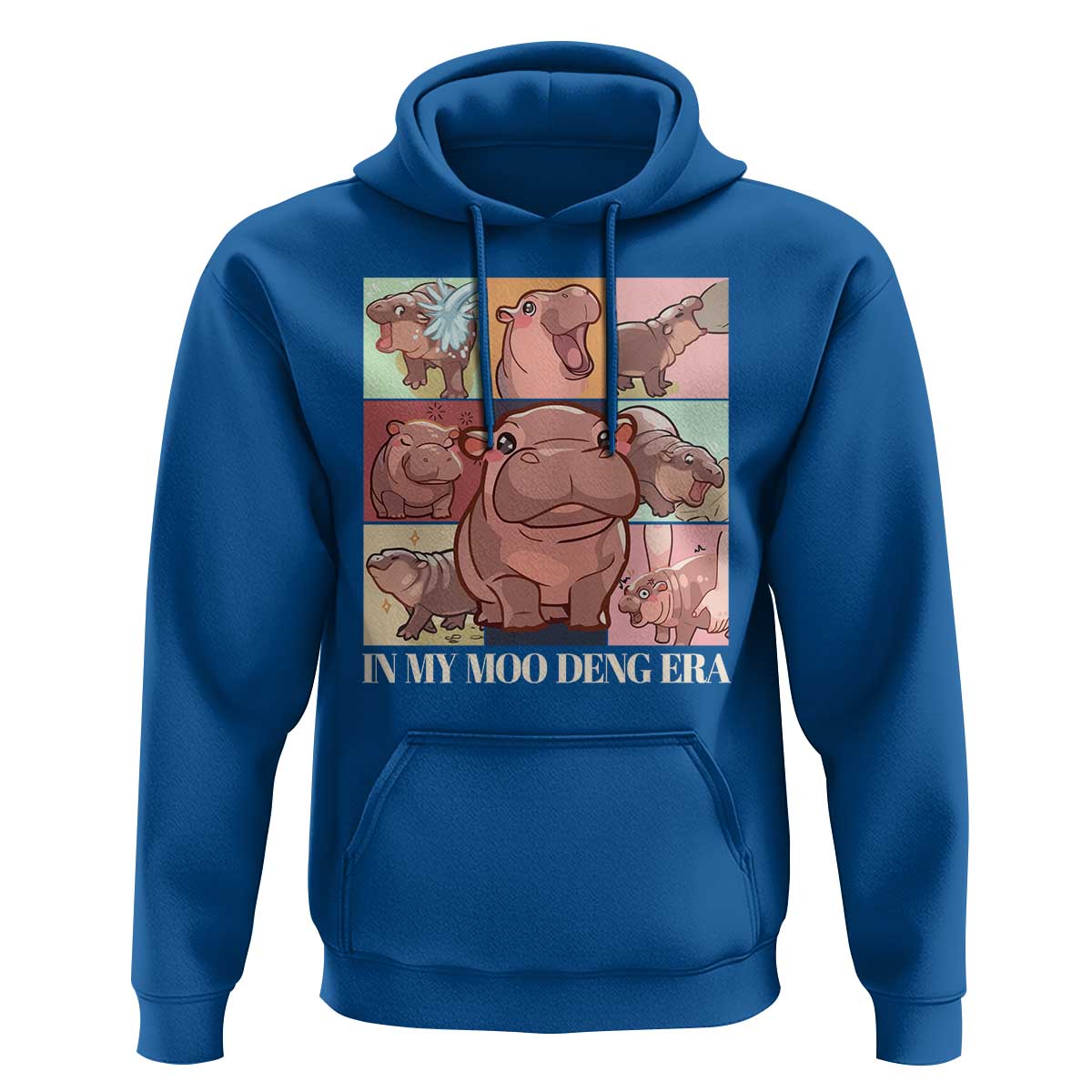 In My Moo Deng Era Hoodie Cute Hippo Zoo Meme Baby Pygmy
