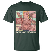 In My Moo Deng Era T Shirt Cute Hippo Zoo Meme Baby Pygmy - Wonder Print Shop