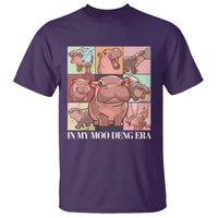 In My Moo Deng Era T Shirt Cute Hippo Zoo Meme Baby Pygmy - Wonder Print Shop
