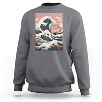 Funny Moo Deng Sweatshirt Cute Hippo Zoo Meme Baby Pygmy Tsunami - Wonder Print Shop