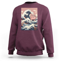 Funny Moo Deng Sweatshirt Cute Hippo Zoo Meme Baby Pygmy Tsunami - Wonder Print Shop