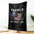 Yahweh The Great I Am Christian Faith Throw Blanket Vintage American Flag - Wonder Print Shop