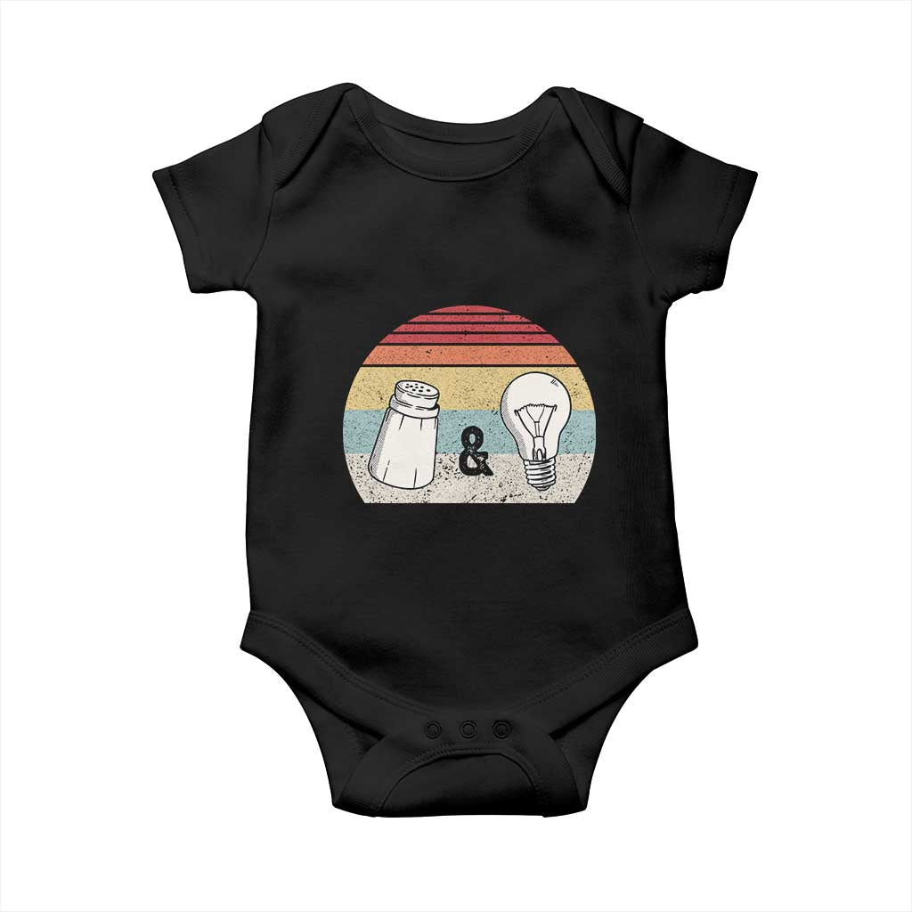 Retro Salt And Light Be Ye Salt Christian Baby Onesie - Wonder Print Shop