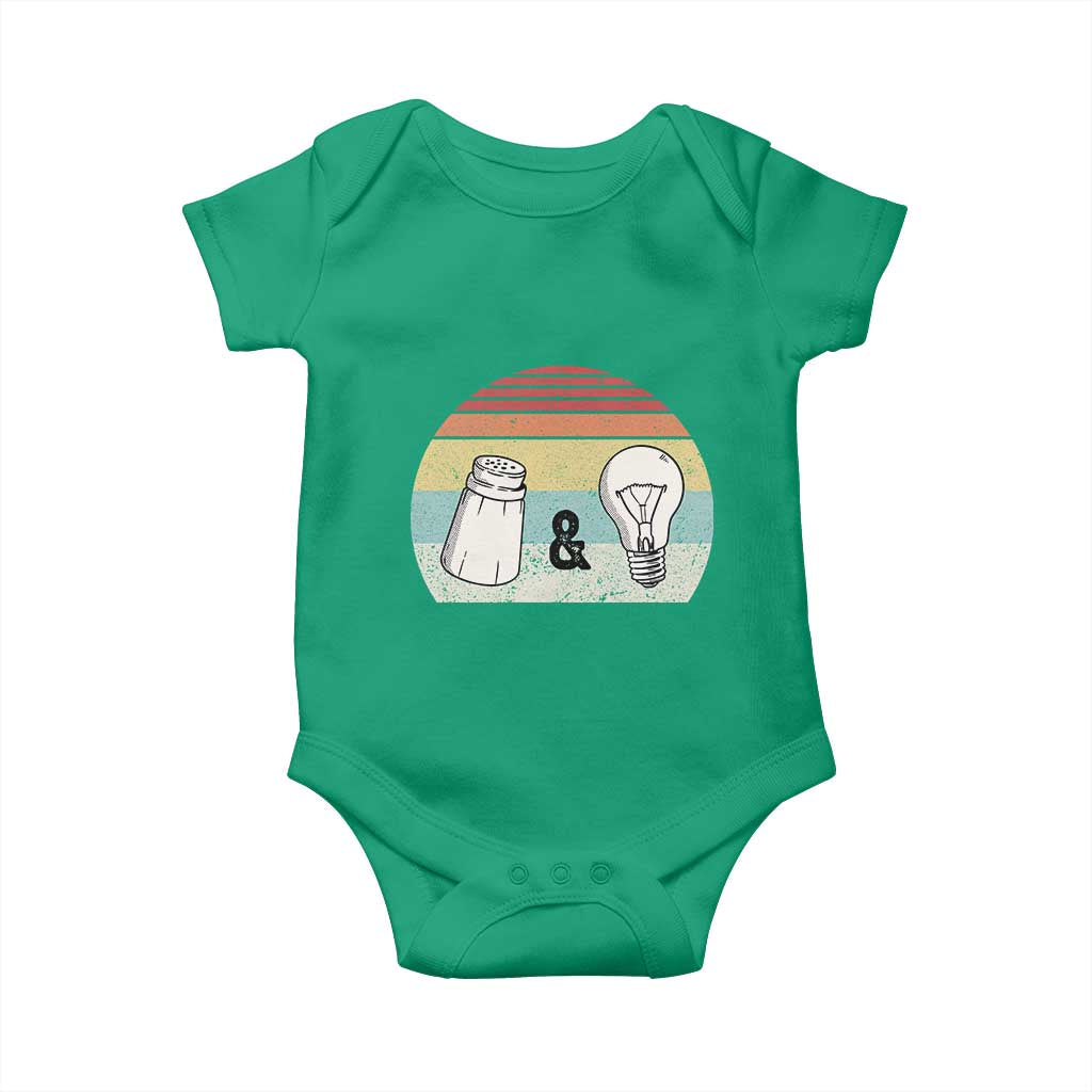 Retro Salt And Light Be Ye Salt Christian Baby Onesie - Wonder Print Shop