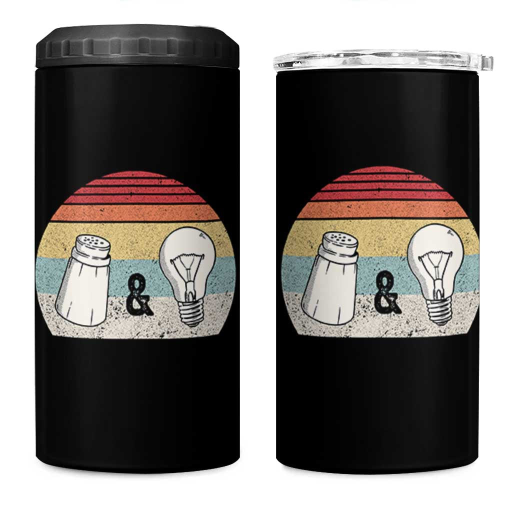 Retro Salt And Light Be Ye Salt Christian 4 in 1 Can Cooler Tumbler - Wonder Print Shop