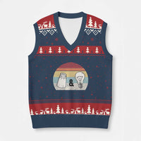 Retro Salt And Light Be Ye Salt Christian V-Neck Knit Sweater Vest - Wonder Print Shop