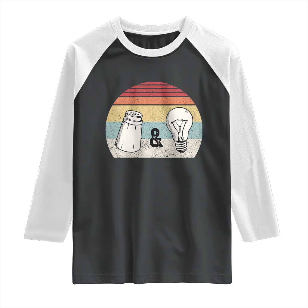 Retro Salt And Light Be Ye Salt Christian Raglan Shirt - Wonder Print Shop