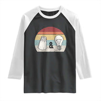Retro Salt And Light Be Ye Salt Christian Raglan Shirt - Wonder Print Shop
