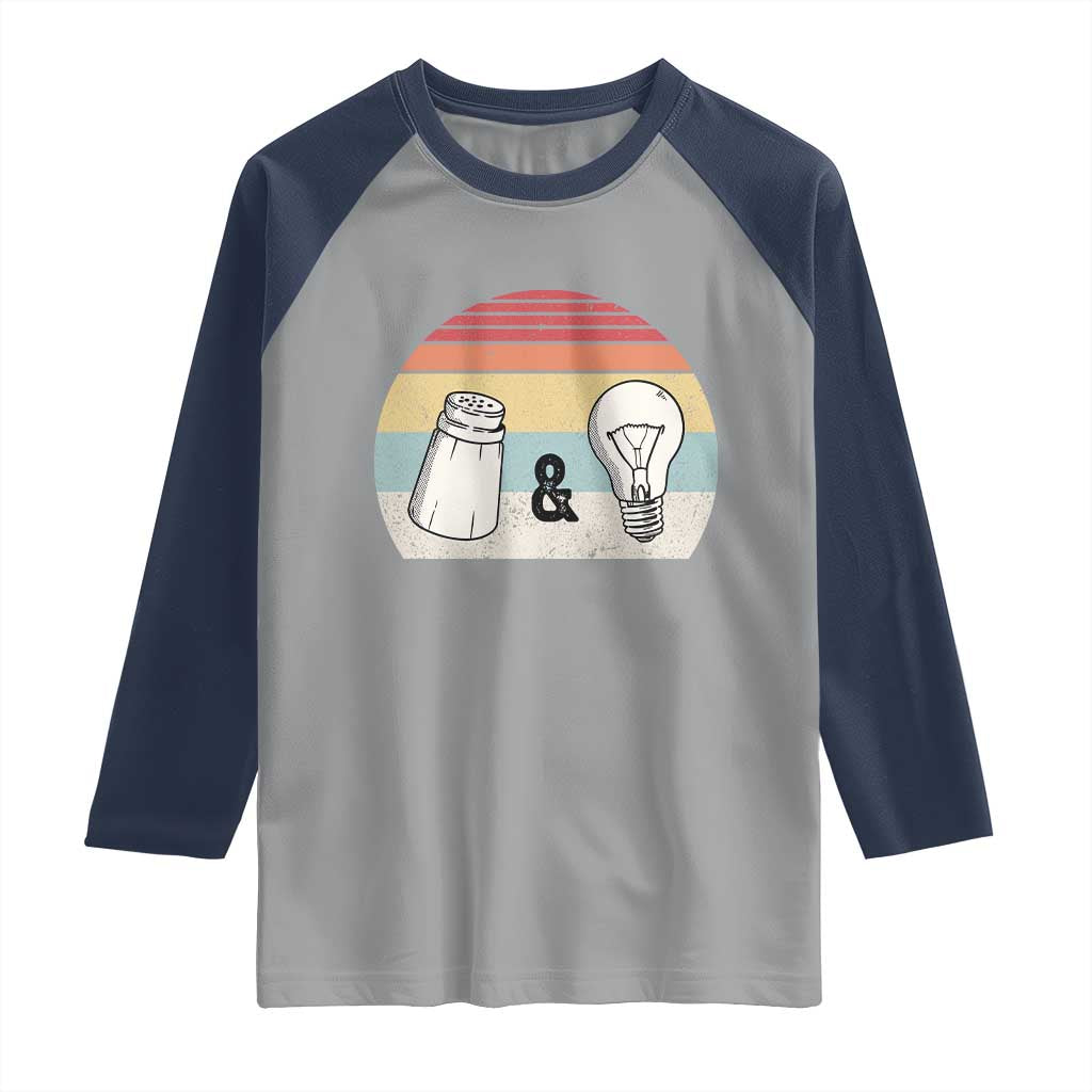 Retro Salt And Light Be Ye Salt Christian Raglan Shirt - Wonder Print Shop