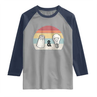Retro Salt And Light Be Ye Salt Christian Raglan Shirt - Wonder Print Shop