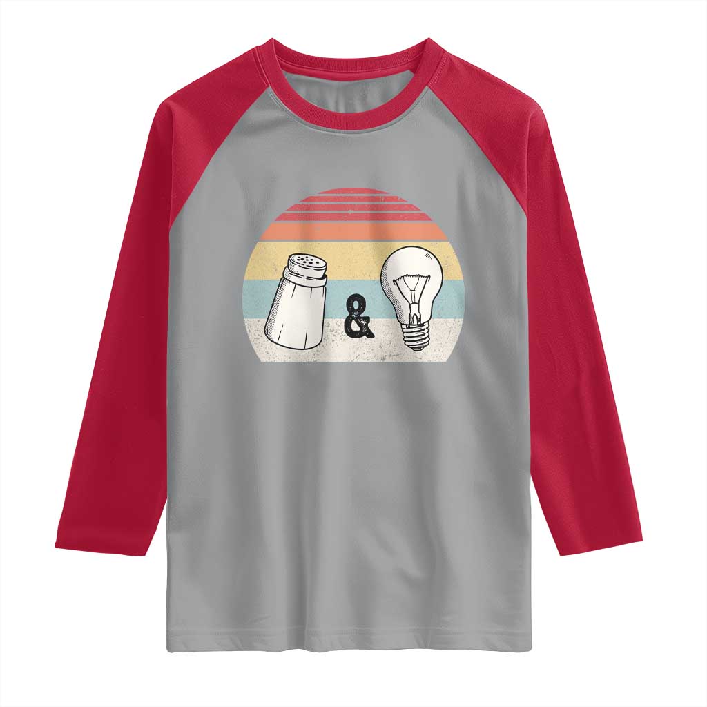 Retro Salt And Light Be Ye Salt Christian Raglan Shirt - Wonder Print Shop