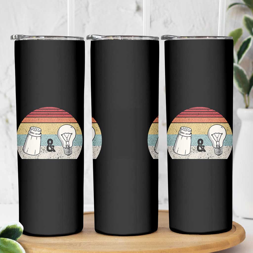 Retro Salt And Light Be Ye Salt Christian Skinny Tumbler - Wonder Print Shop