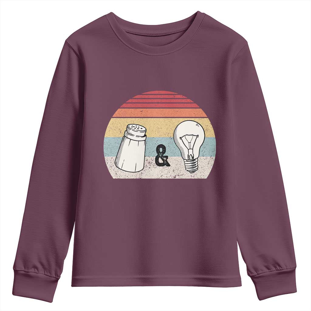 Retro Salt And Light Be Ye Salt Christian Youth Sweatshirt - Wonder Print Shop