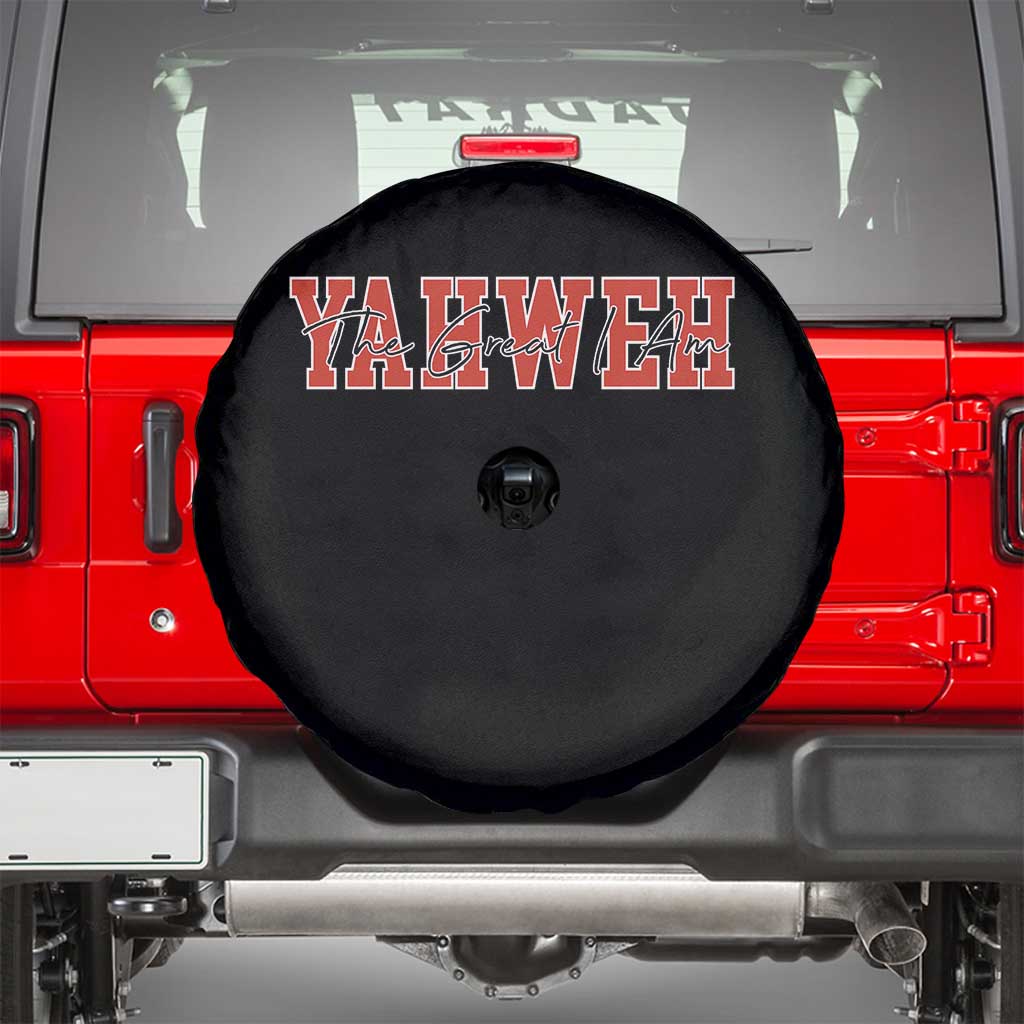 Yahweh The Great I Am Spare Tire Cover Christian Religious Faith - Wonder Print Shop