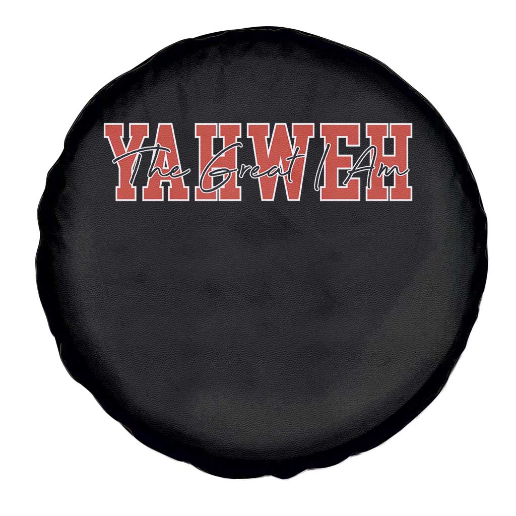 Yahweh The Great I Am Spare Tire Cover Christian Religious Faith - Wonder Print Shop