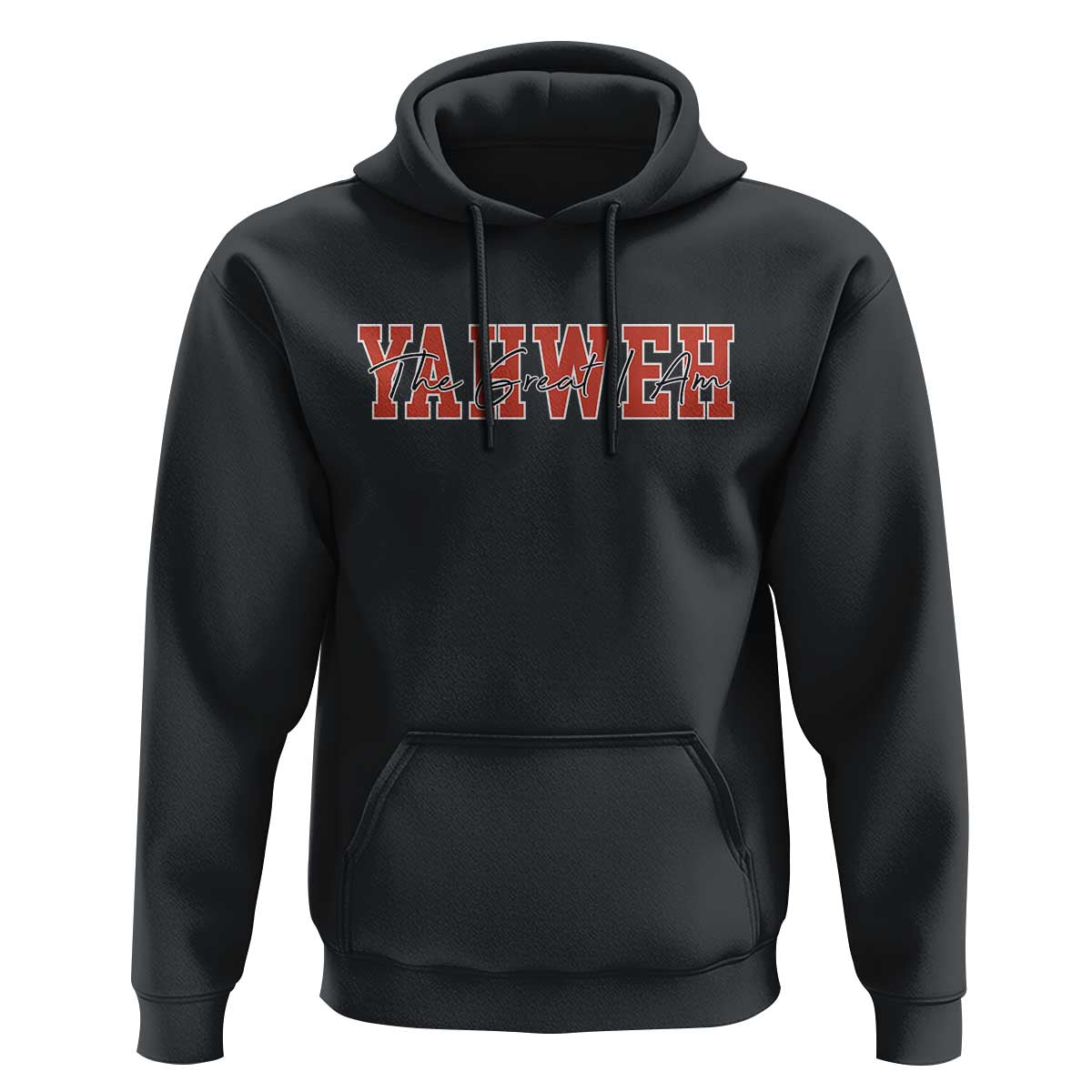 Yahweh The Great I Am Hoodie Christian Religious Faith - Wonder Print Shop