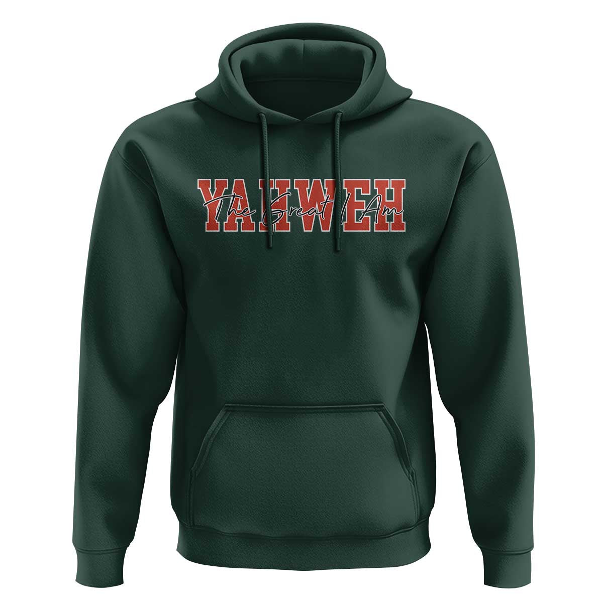 Yahweh The Great I Am Hoodie Christian Religious Faith - Wonder Print Shop