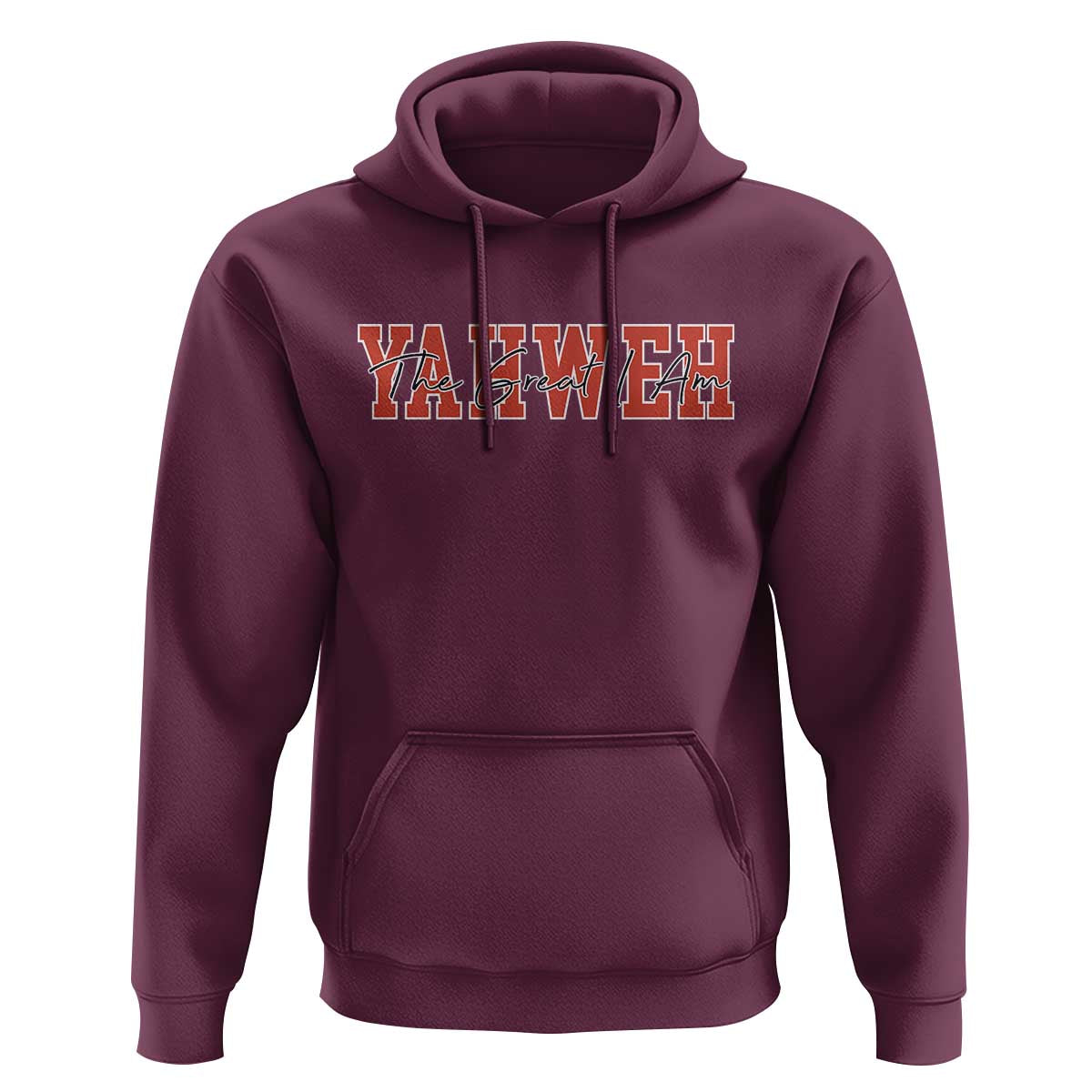 Yahweh The Great I Am Hoodie Christian Religious Faith - Wonder Print Shop