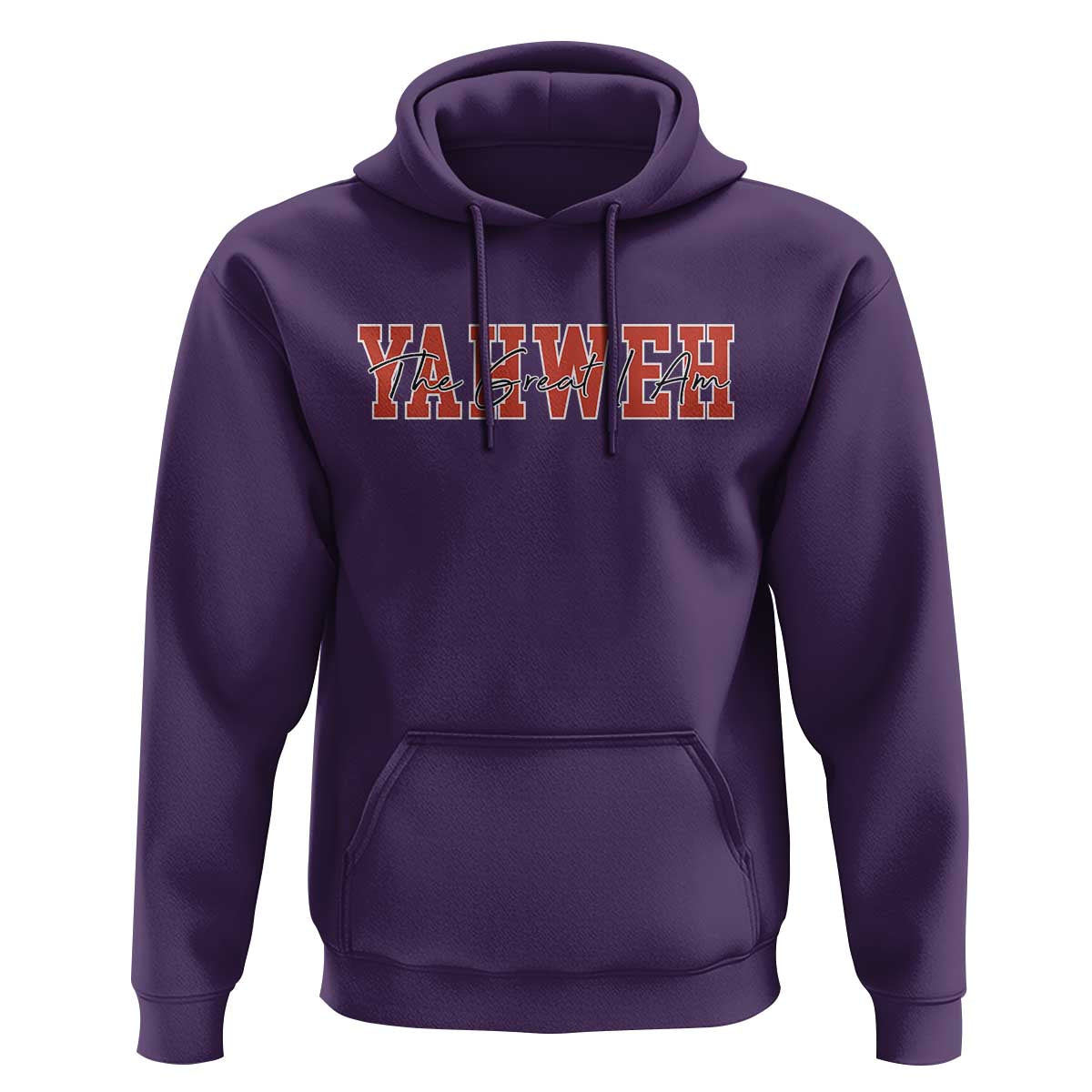 Yahweh The Great I Am Hoodie Christian Religious Faith - Wonder Print Shop