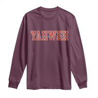 Yahweh The Great I Am Long Sleeve Shirt Christian Religious Faith - Wonder Print Shop