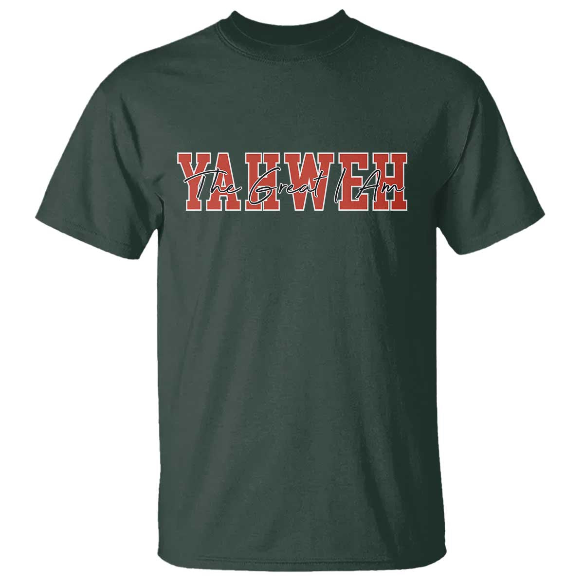 Yahweh The Great I Am T Shirt Christian Religious Faith - Wonder Print Shop