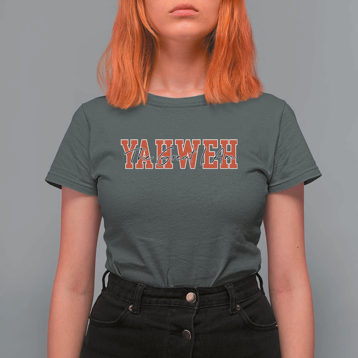 Yahweh The Great I Am T Shirt For Women Christian Religious Faith - Wonder Print Shop